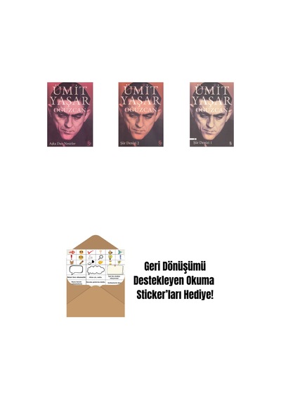 Aşka Dair Nesirler + Şiir Denizi 2 + Şiir Denizi 1 + Okuma Sticker'ları