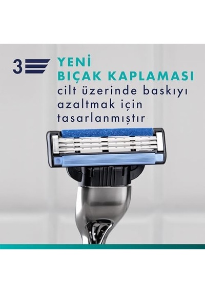 Mach3 Yedek Tıraş Bıçağı 4&apos Lü