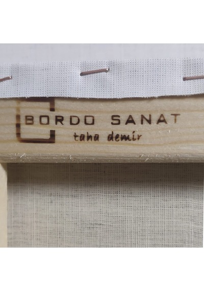 Bordo Sanat Profesyonel Tuval 80x80cm