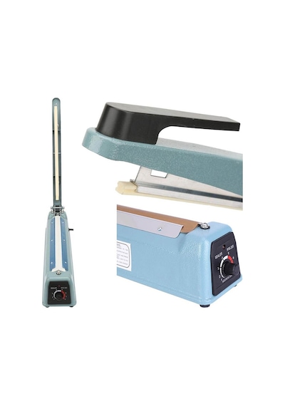 Psf-200 - 20cm Poşet Ağzı Kapama Yapıştırma Makinası - Metal Gövde + Yedek Tel Ve Teflon