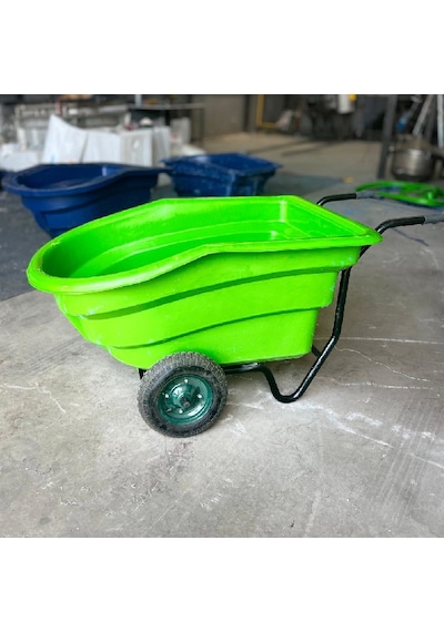 Damperli Plastik El Arabası 300 Litre