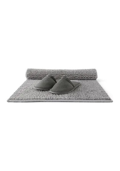 Sumuhome Toftbo Banyo Paspası Gri 60x120 Cm Gri