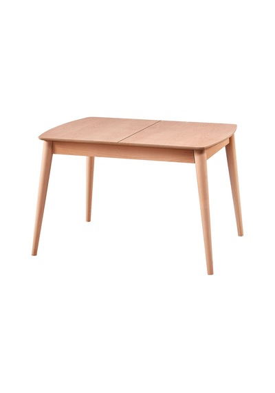 Evimeaksesuar Retro Konik Oval Köşeli Masa 80X120 Açılır Kapanır Ahşap