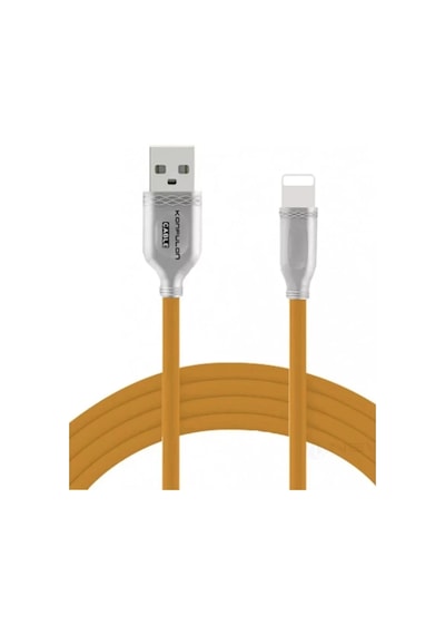 Büro Ev Ofis Cihazları İçin Sarı 1mt 3a Apple Uyumlu iOS Data Şarj Kablosu