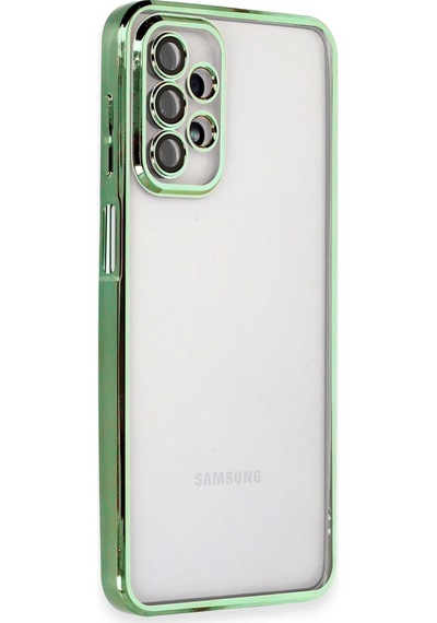 Ilkeshop Newface Samsung Galaxy Uyumlu A23 4g Kılıf Razer Lensli Silikon - Yeşil