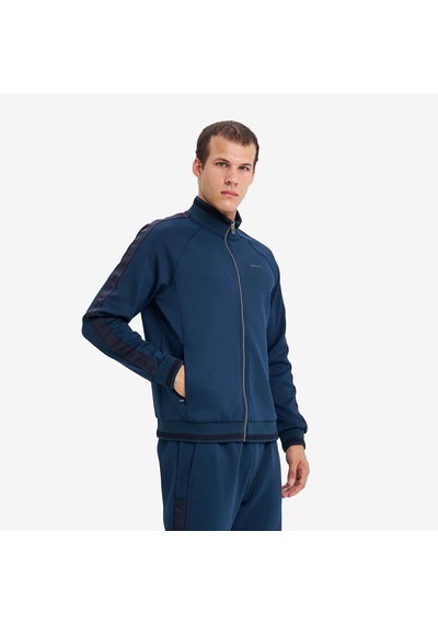 Lescon Mavi Erkek Fermuarlı Sweatshirt 26n-1126
