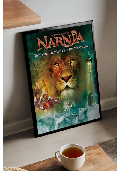 Narnia Siyah Ahşap Çerçeveli Poster, Dekoratif Film Duvar Tablosu