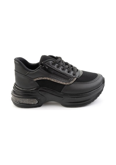 Bambi Siyah Kadın Sneaker K01709151109