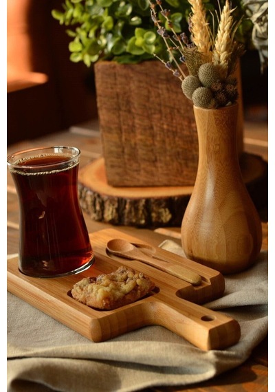 Bambu Sunum Tabağı Tabi
