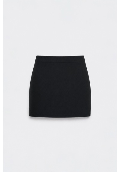 Suud Collection Siyah Faye Mini Etek