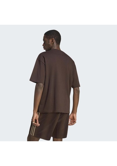 Adidas Kq8922 Trefoıl T-shırt Erkek Tişört Kahverengi
