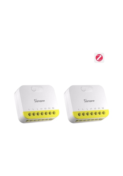 Sonoff Mini-zb2gs-l Duo Nötrsüz Zigbee 2 Kanallı Akıllı Röle 2 Adet