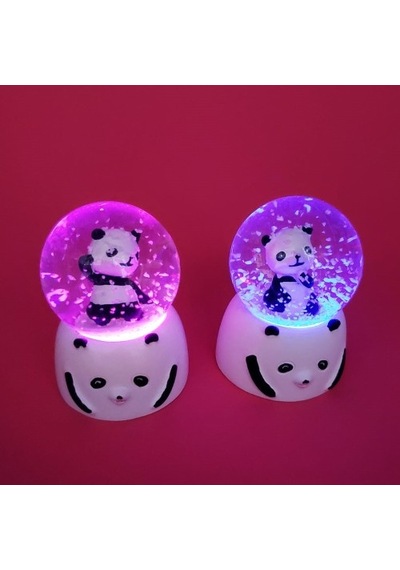 Cosmos E-ticaret Mini Işıklı Panda Kar Küresi