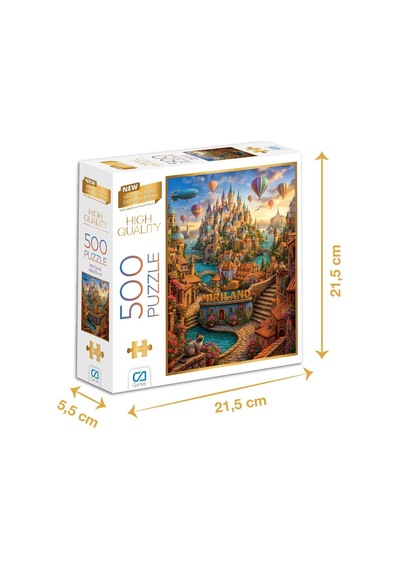 Miriland 500 Parça 2,2mm Kalınlık 48x33cm Profesyonel Hobi Puzzle Yapboz Serisi