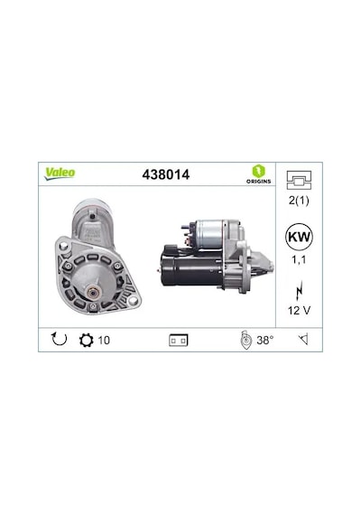 Opel Vectra B Mars Motoru 1.6 1996-2000 Valeo 438014