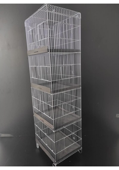 Çotanaklar Kafes Dört Katlı Üretim Kafesi Salma 40 x 32 x 131 CM