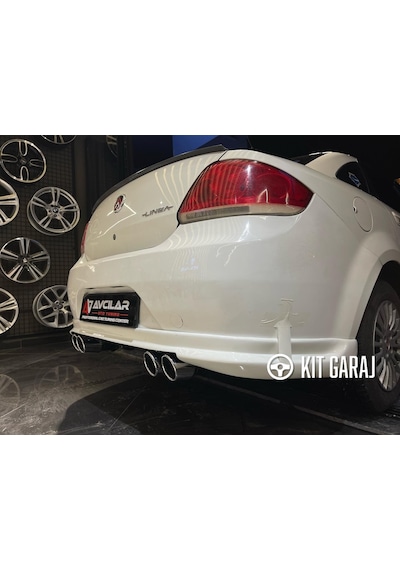 Kit Garaj Fiat Linea Custom Arka Ek Makyajsız Dayanıklı Abs Plastik Boyasız Kolay Montaj