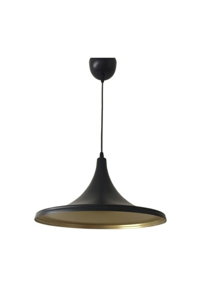 S Metal Sarkıt Avize Retro Sarkıt 36cm Rustik Avize Siyah