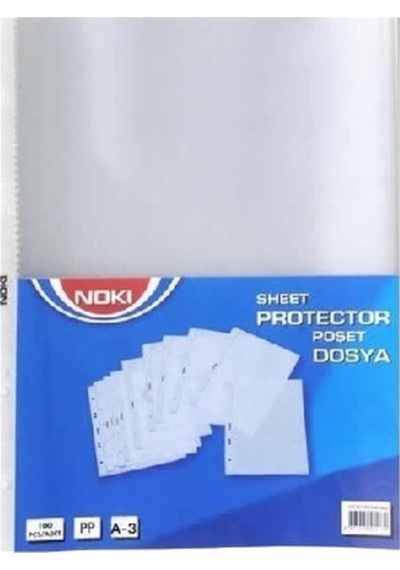 Poşet Dosya A3 Dikey 25li 90 Micron Diğer