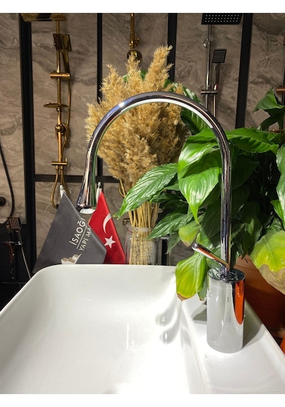 İsaoğlu Yapı Mutfak Bataryası Gümüş Evye Musluğu Drop Design Modern Tasarım Banyo Ve Mutfak Armatür Gümüş