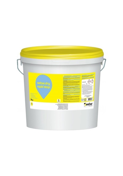 Weber Dry Rapid Stop 5 Kg Çimento Esaslı Su Yalıtımı Malzemesi Hızlı Priz Alma Özelliği