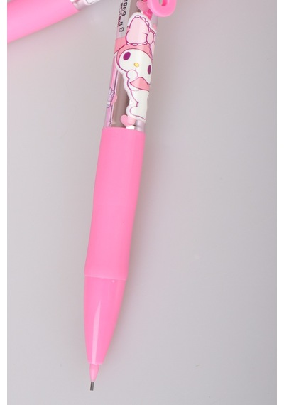 "dekomus Islak Mendil Hediyeli" Lisanslı My Melody "tekli" Shınny Versatil Uçlu Kalem 0.7 Mm Pembe