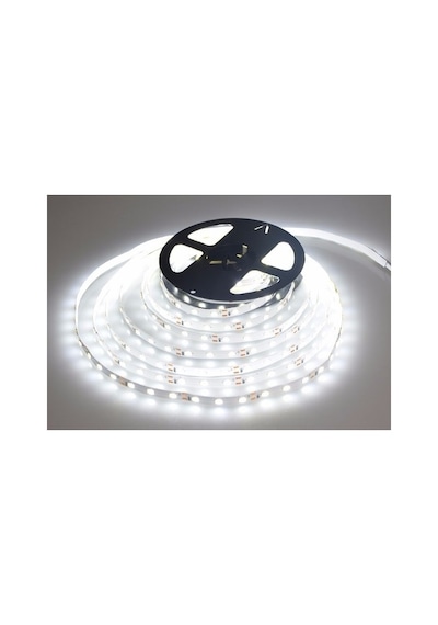 5 Mt 10 Çipli Beyaz Işık Şerit Led 12 V Yüksek Parlaklık Ve Enerji Tasarruflu