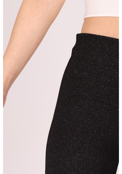 Armonika Kadın Siyah İspanyol Paça Pantolon Arm-26k042014