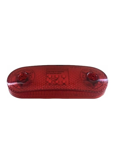 Ahmet Otomotiv 5 Adet 21 Led Kırmızı Lamba 12v-24v Tır Kamyon Dorse Otobüs Minibüs Offroad