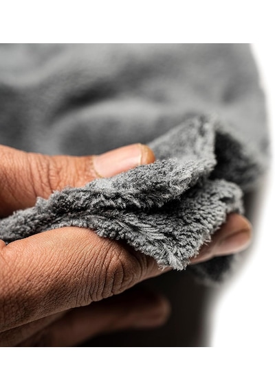 Wonkey - Pasta Cila Wax Parlatma Havlusu, Mikrofiber Peluş Oto Araba Temizlik Cilalama Bezi, Kenarsız Lazer Kesim Arab Diğer