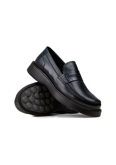 Deery Erkek Hakiki Deri Lacivert Loafer - F6683mlcvp01 Lacivert