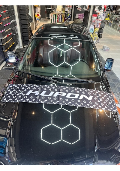Lv Desen Siyah Kupon Torpido Havlu 1 Adet