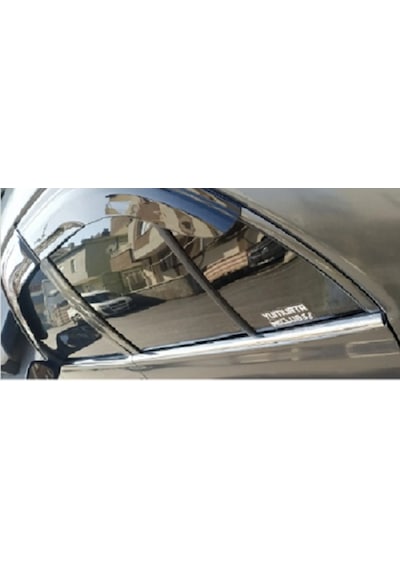 Hyundai Accent Yumurta Kasa 1995-2000 Krom Cam Çıtası 4 Parça Paslanmaz Çelik