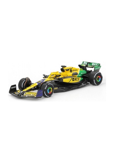 1/64 Mclaren Mcl38 81 Oscar Piastri 2024 F1 Monaco Gp 2nd Place Sarı