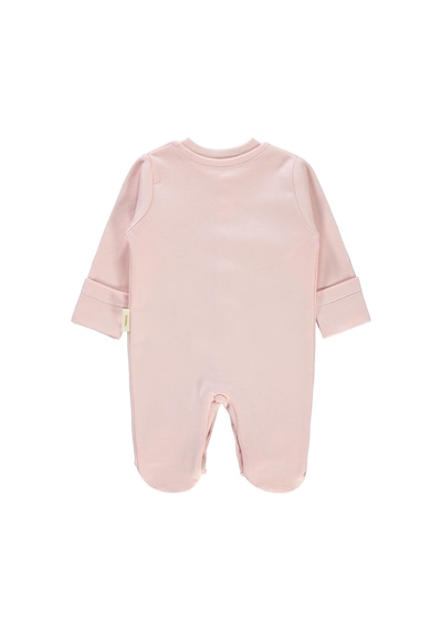 Civil Baby Prematüre Organik Patikli Tulum Pembe