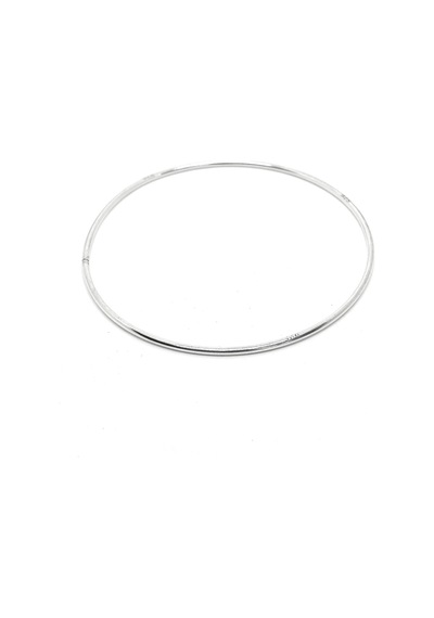 Oya Silver Düz Gümüş Halka Bilezik 43583583