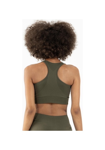 Maraton Active Slimfit Kadın Atlet Yaka Kolsuz Koşu Haki Bra 813090-haki Haki