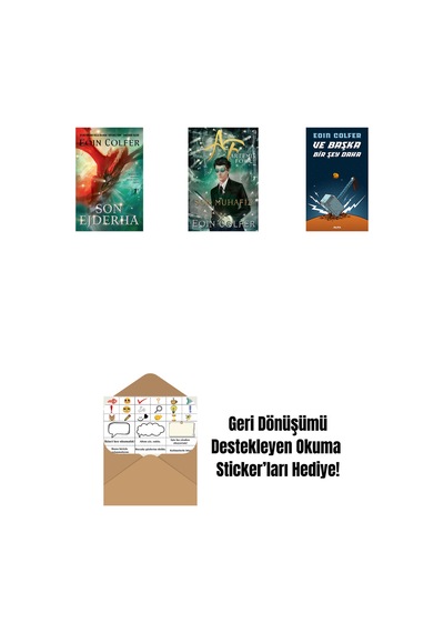 Son Ejderha + Artemis Fowl 8 - Son Muhafız + Ve Başka Bir Şey Daha + Okuma Sticker'ları
