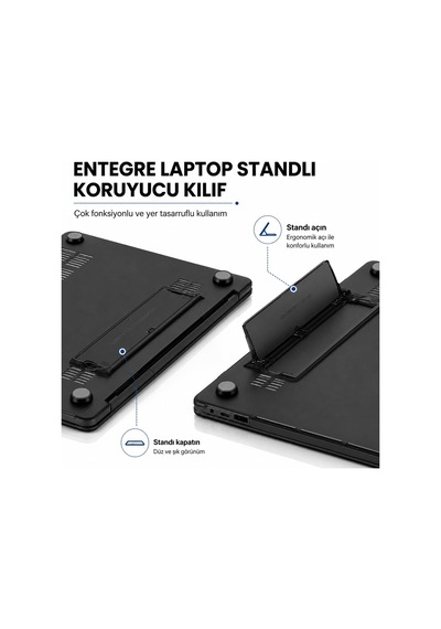 Macbook Pro 14.2 İnç Kılıf A2442 A2779 A2918 A2992 A3112 A3401 A3185 A3434 A3426 A3427 Uyumlu Standlı Mat Sert Kapak Hard Case Ergonomik Yükseltici Siyah Belirtilmemiş Macbook Pro 14.2 İnç Kılıf A2442 A2779 A2918 A2992 A3112 A3401 A3185 A3434 A3426 A3427 Uyumlu Standlı Mat Sert Kapak Hard Case Ergonomik Yükseltici Siyah Belirtilmemiş