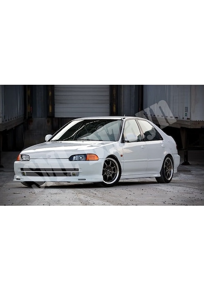 Honda Civic 92-95 Sedan Mugen No: 3 Ön Ek (Plastik) Tampon-ek-lip