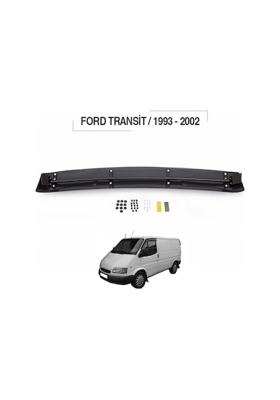 Ford Transit 1993 1994 1995 1996 1997 1998 1999 Ön Cam Güneşliği Siyah
