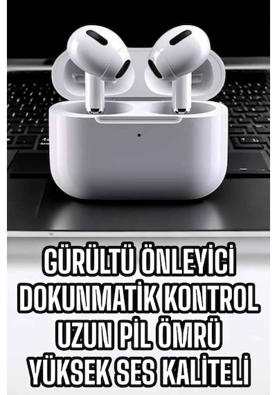 3.nesil Tws Bluetooth Kulaklık Mikrofonlu Anc Özelliği Dokunmatik Kontrol