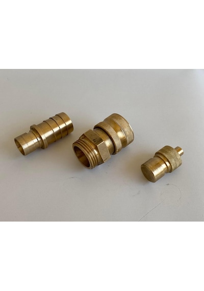 Gemü Hava Sıvı Valfi Pirinç Bağlantı Adaptörü 17mm