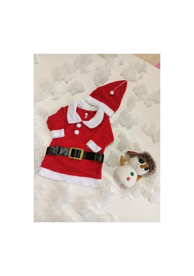 Pazarız Unisex Noel Elbisesi Kırmızı