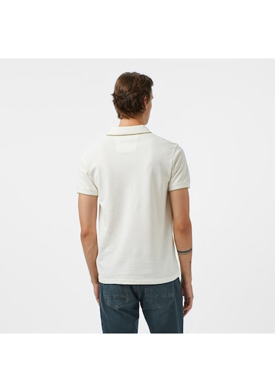 Nautica Erkek Krem Classic Fit Polo Yaka T-shirt Düz K55346t Krem