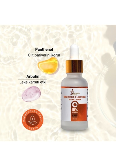 Jamed Beauty Aydınlatıcı ve Canlandırıcı Vitamin C Serum 30 ML
