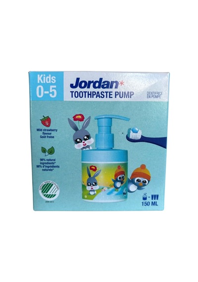 Jordan 0-5 Yaş Çocuk Pompalı Diş Macunu 150 Ml - 7 Adet Tarı
