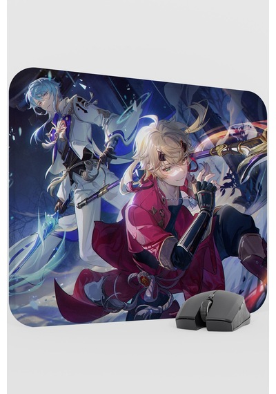Thoma Genshin Impact Anime Oyuncu V4 - 48x40 Xl Gaming Mouse Pad Fare Altlığı