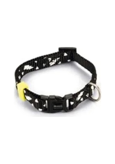 Siyah 20-30 Cm Ayarlanabilir Köpek Tasması, 10 Mm Kalınlık