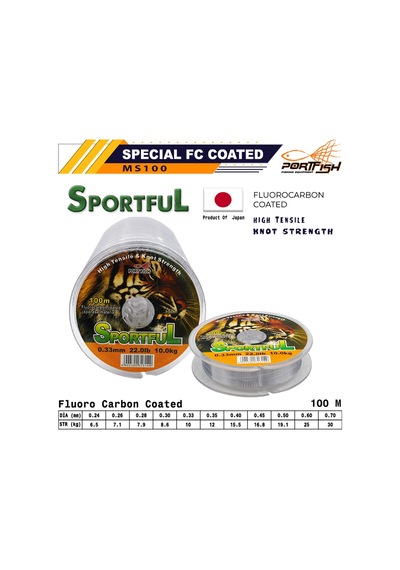 Portfish Sportful Misina 100 Mt Devamlı 0,28 Devamlı 10 Adetli